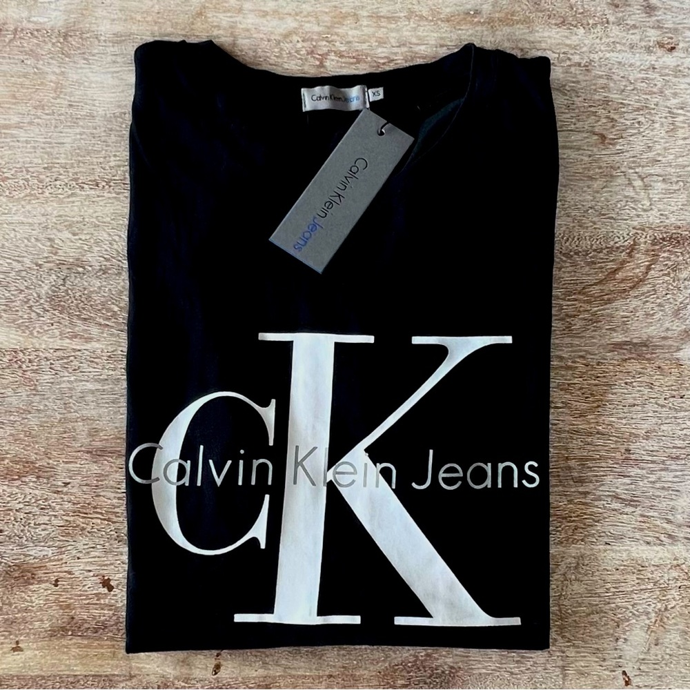 Calvin Klein Black and White Women's Top